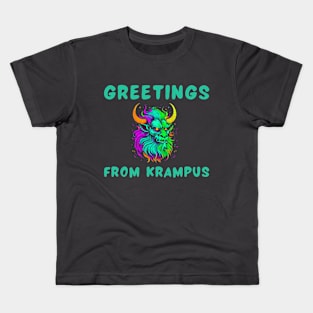 Greetings from Krampus Kids T-Shirt